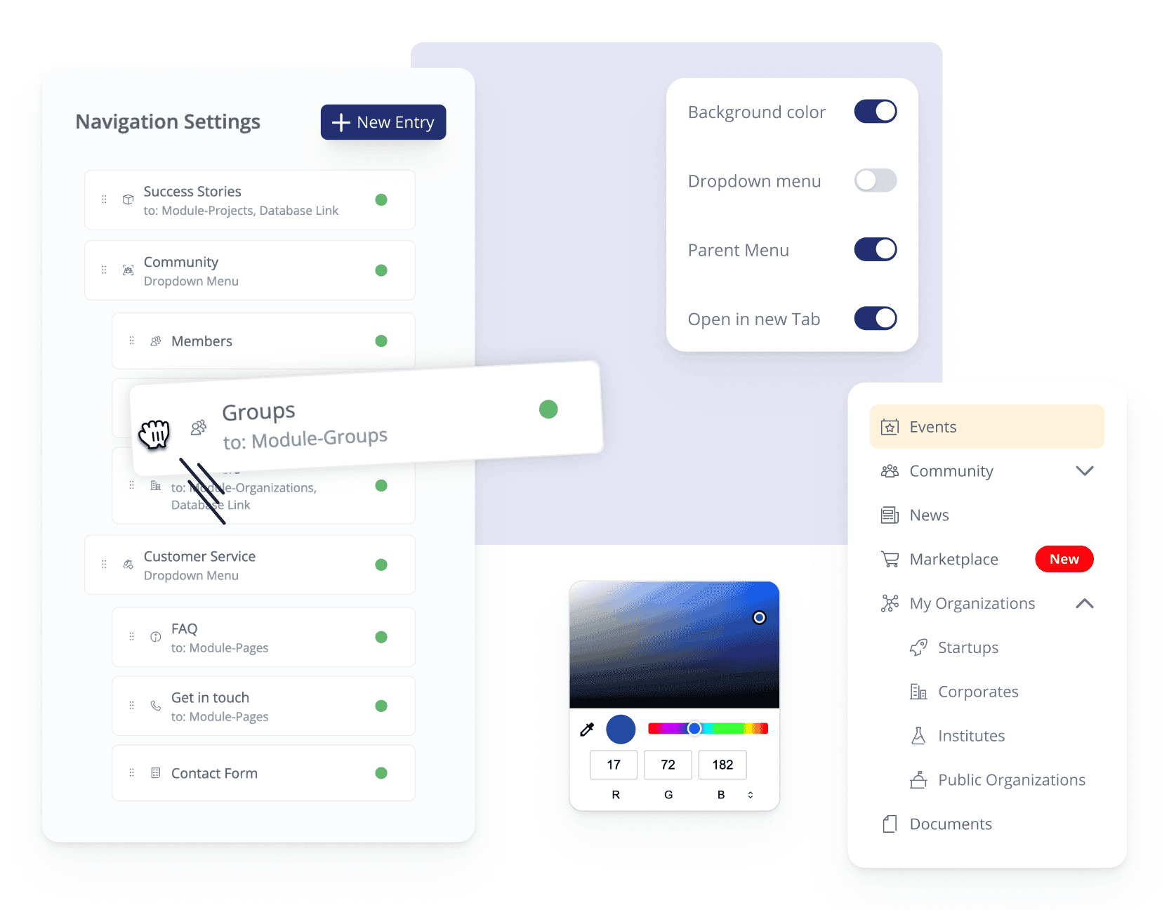 Screenshot Navigation