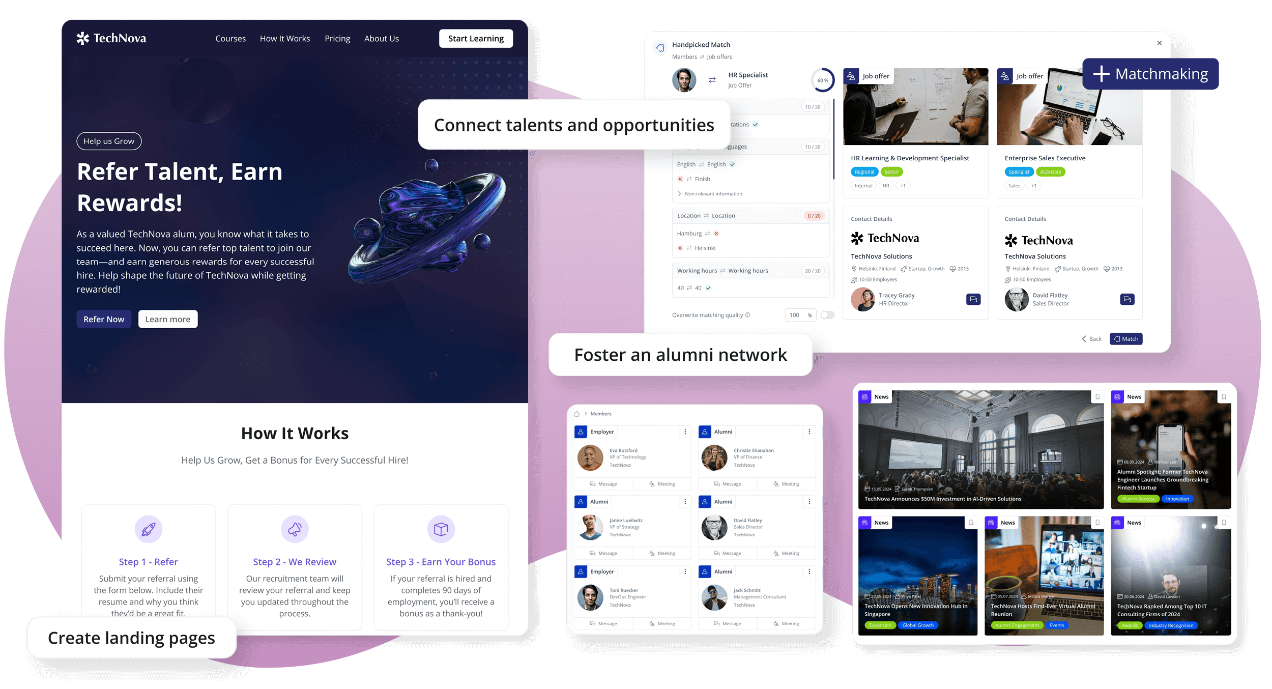 LoftOS is used as a Alumni Management Software