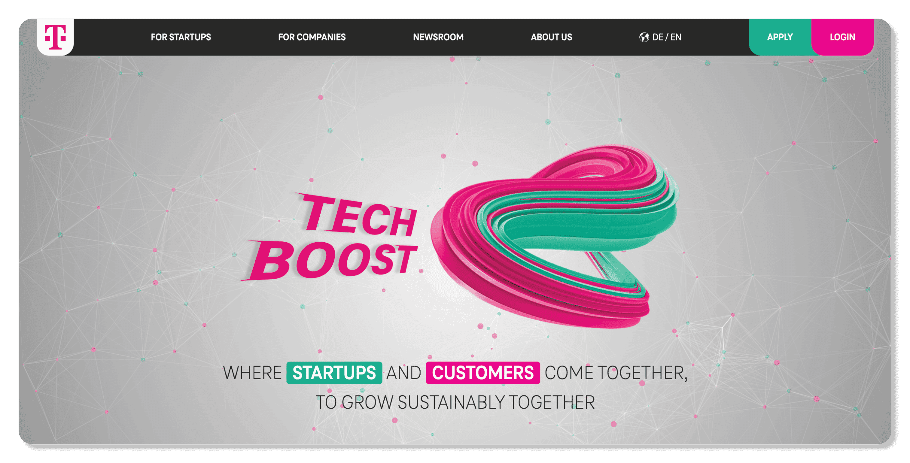 Screenshot der LoftOS-gestützten Reseller-Plattform TechBoost der Deutschen Telekom