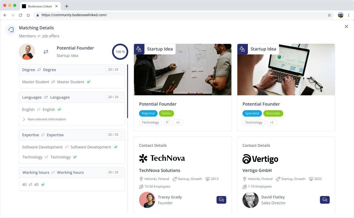 Screenshot of Zeppelin Uni's loftos built platform