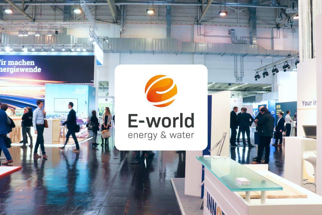 E-world energy & water logo