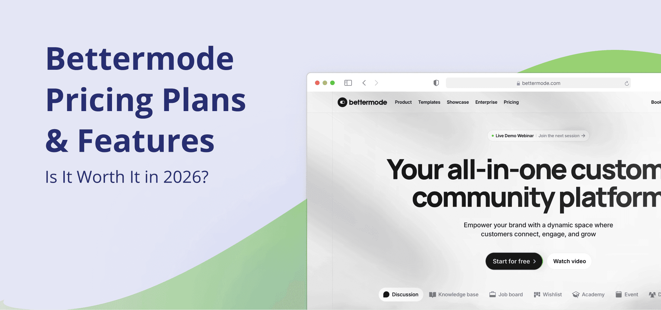 Bettermode Pricing Plans & Features