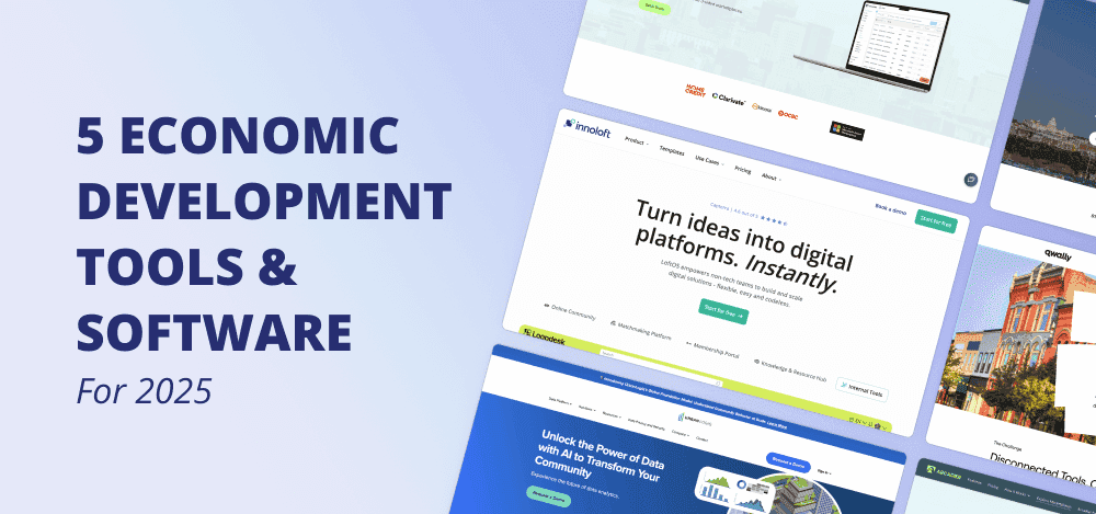 5 Softwares & Tools für Economic Development