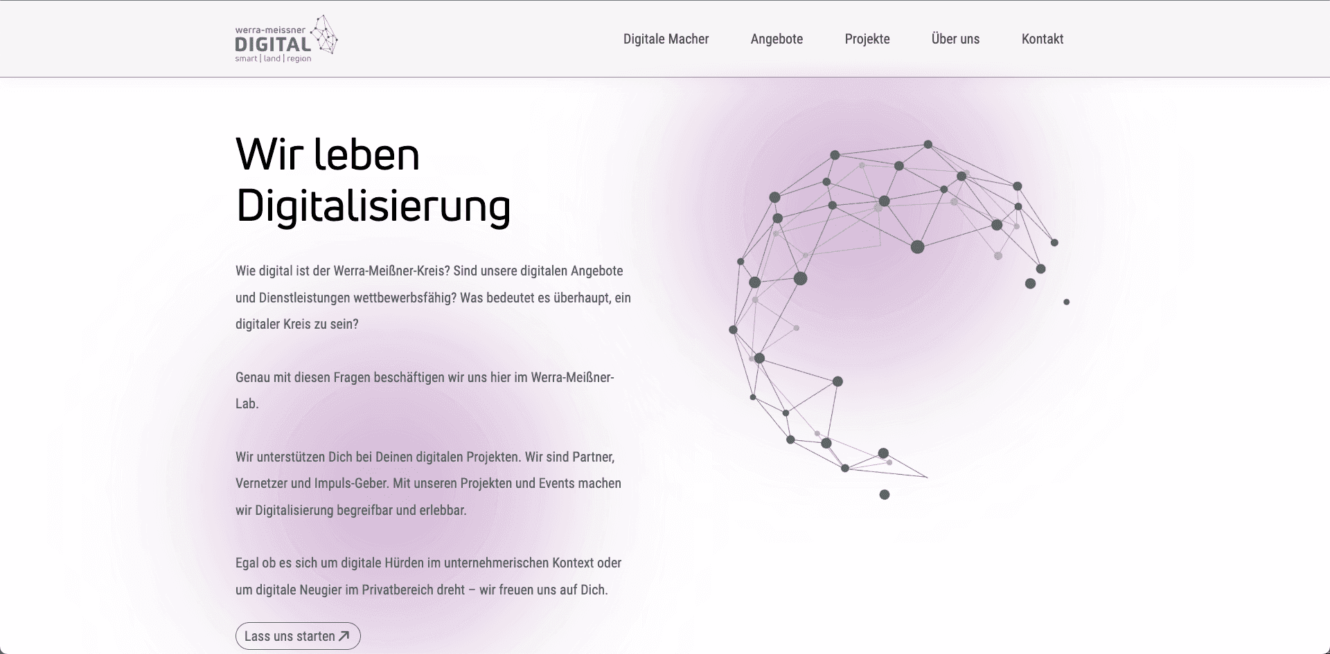 Screenshot Werra-Meissner.DIGITAL Community