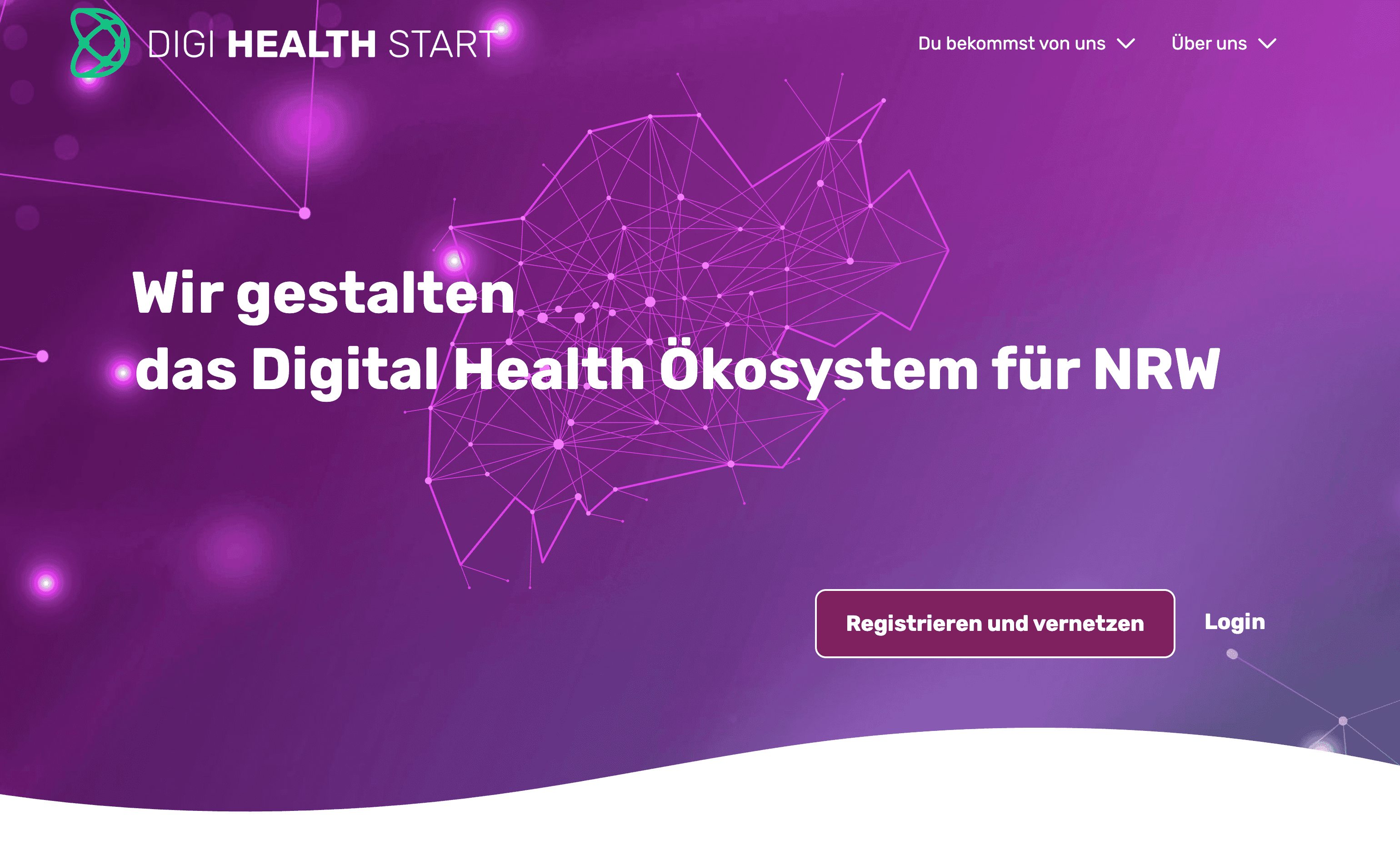 Screenshot DigiHealthStart.NRW