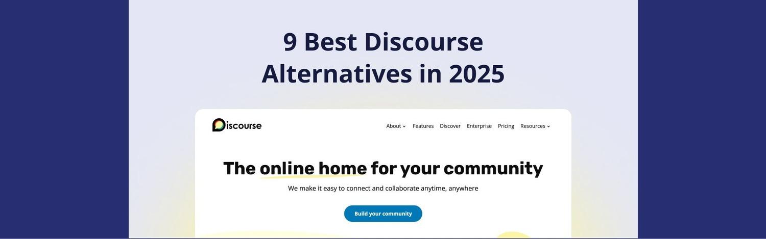 Article image Die 9 besten Alternativen zu Discourse für 2025