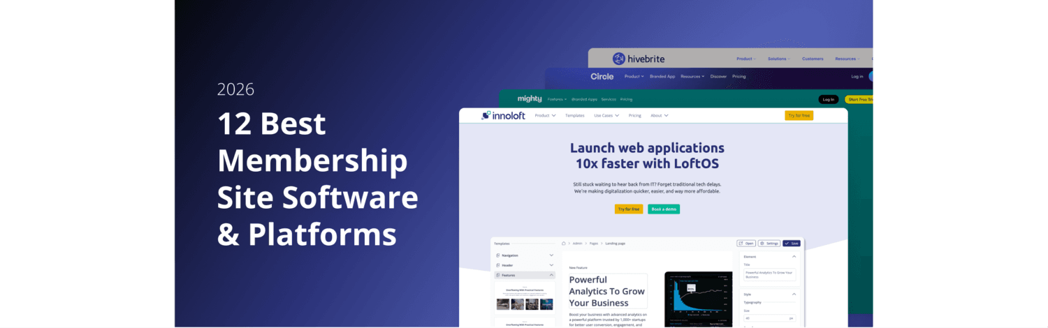 mbership Site Software & Platforms