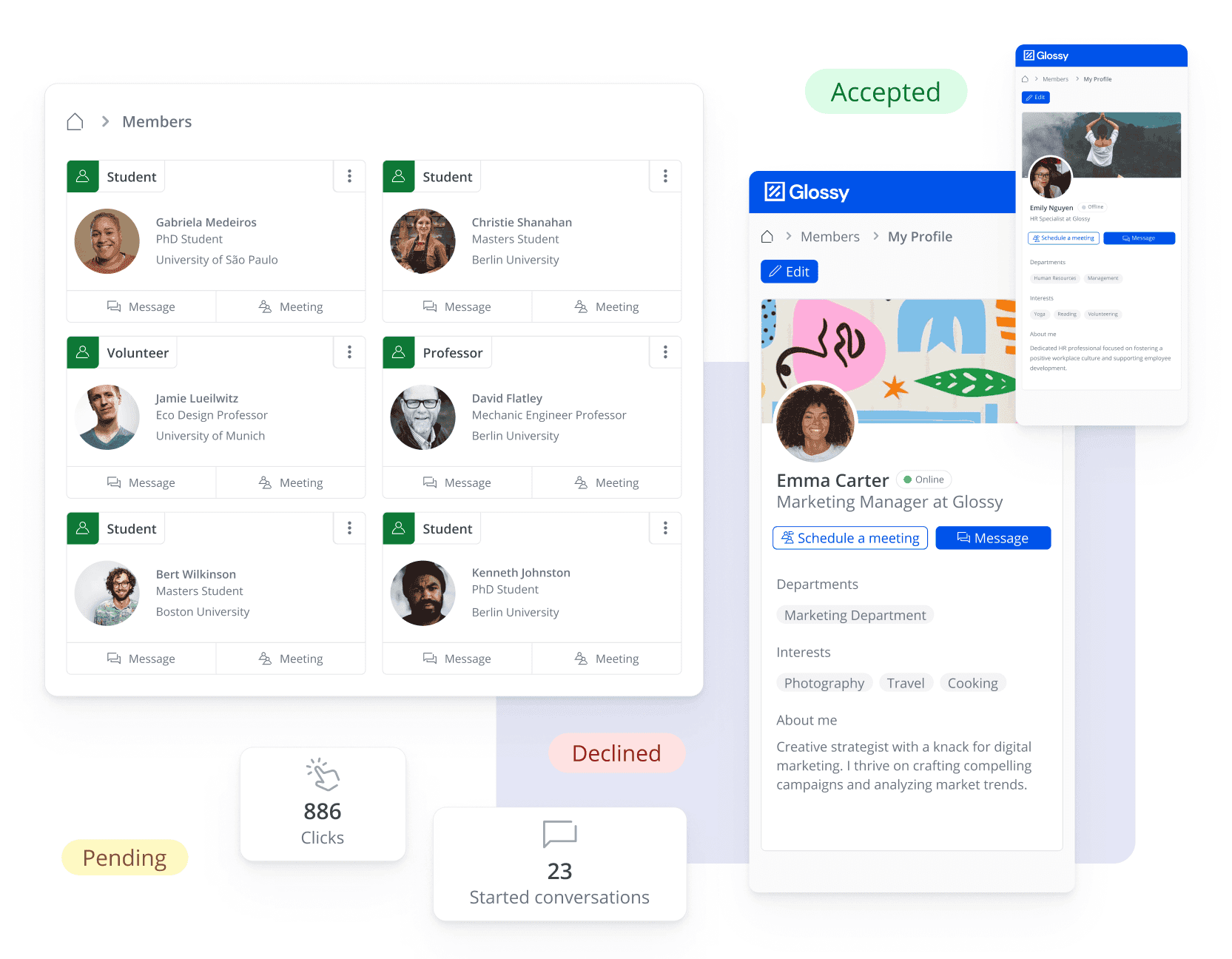 Screenshot members