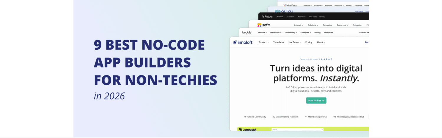 Article image Die 9 besten No-Code App-Builder für Non-Techies 2026